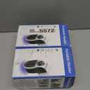 2PCS Ecowarm Plug in Heater, 500W Wall Outlet Electric Space Heater as Seen on TV, Small Portable Space Heater with Adjustable Thermostat & Timer & Led Display for Office Bathroom Bedroom Indoor Use