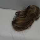 Claw Clip Short Ponytail Messy Bun Hair Piece Bendable Hair Branch Extensions Fluffy Wavy Curly Synthetic Versatile Coffee Brown Hairpieces