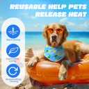 Reginary 4 Pack Dog Ice Bandanas Summer Instant Cooling Bandanas for Dog Neck Wraps Hawaiian Fruit Breathable Cooling Scarf for Pet Summer Hunting Training Hiking Camping Outdoor Activities(M)