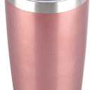 SUNWILL Travel Coffee Tumbler 20 oz, Insulated Mug with Lid, Stainless Steel Cup for Hot and Cold Drinks, Rose Gold