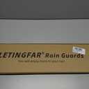 LETINGFAR Window Visors Rain Guards for Honda Civic 2006 2007 2008 2009 2010 2011 Accessories, Wind Deflectors Vent Shades for Honda Civic