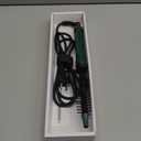 Mini Thermal Round Brush, 0.35 Inch Barrel Volume Heat Styling Brush for Men and Women Short Thin Curly Straight Hair, Heated Curling Iron,12 Temperature Setting (0.95 Inch with Bristles)