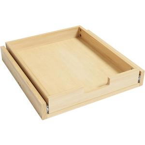 Pull Out Cabinet Organizer, 17''W×21''D Sliding Drawers for Cabinets, Soft Close Slide Out Wooden Pull out Drawers, Base Cabinet Organization for Kitchen, Pantry, Bathroom