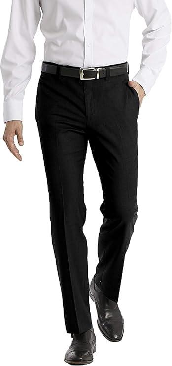 Calvin Klein Men's Modern Fit Dress Pants | Suit Pants for Men | Performance Stretch Fabric, Flat Front, Ready-to-Wear 2 Pack 30W x 30L