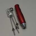 Milk Frother Handheld Rechargeable, Frother Wand Drink Mixer Electric Whisk for Coffee, Detachable With 3 Stainless Whisks, Hand Mixer for Lattes, Cappuccino, Matcha, Egg, No Stand, Red