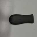 Lodge Silicone Hot Handle Holder - Dishwasher Safe Hot Handle Holder Designed for Lodge Cast Iron Skillets 9 Inches+ w/Keyhole Handle - Reusable Heat Protection Up to 500° - Black