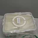 Refrigerator Organizer With Lids (2 Compartments), Fridge Storage, Fridge Organizers And Storage Clear, Fridge Organization, Storage Containers, Stackable With Lid Fridge Organizers