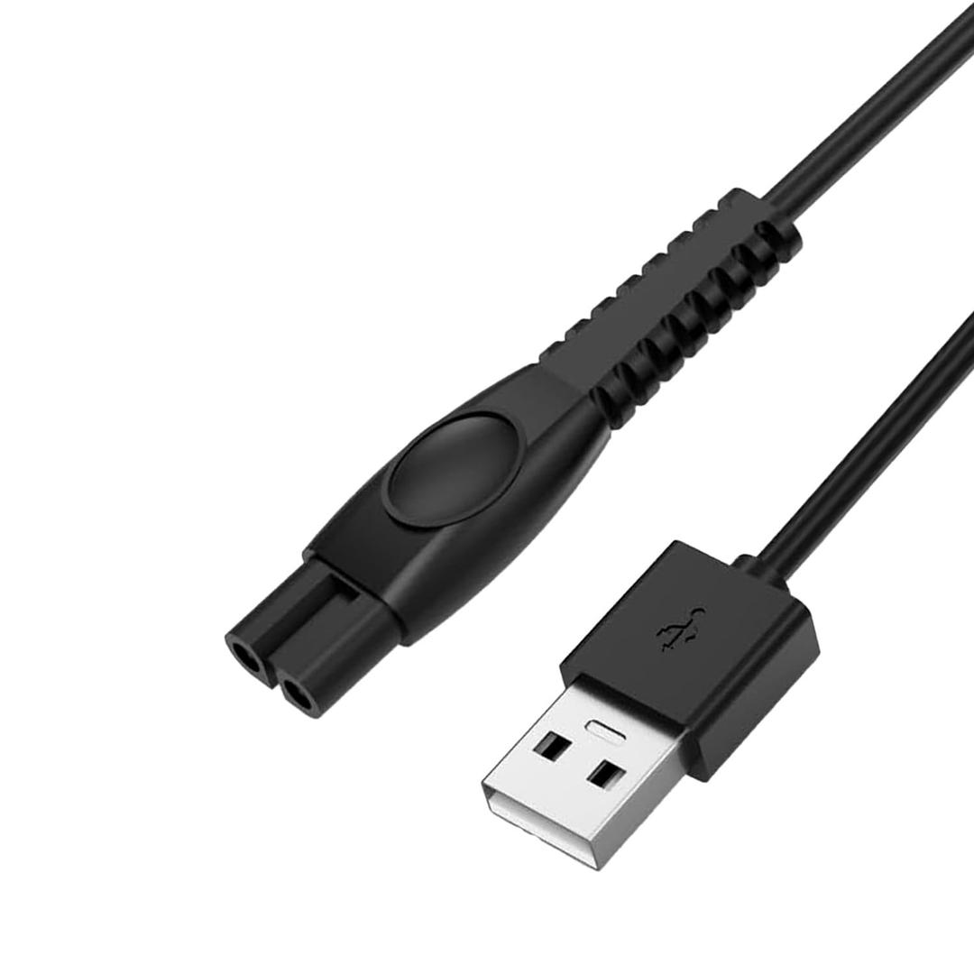 Universal Hair Clipper Charger Cable 5V USB Charger Cable for Philips Shaver Norelco Series, Compatible With Weed Whacker Nose and Ear Hair Trimmer Various Dog Clippers replacement Charger Cable