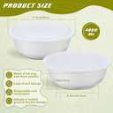 Newtay 20 Pack 162 oz Large Plastic Serving Bowls with Lids, about 162 oz