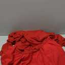 GORGLITTER Women's Long Sleeve Bubble Mini Dresses Elegant Classy Mock Neck Y2k Fall Cocktail Brunch Date Night Dresses (Red), Small