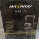 InoKraft MaXpray M3 Cart Airless Paint Sprayer, 3300 PSI 0.33 GPM | Thinning-free latex & acrylic spraying; large projects; 2×25 ft hoses, 18" extension, 515 tip & Flush-Ease Valve