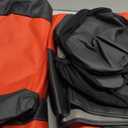 Road Comforts Car Seat Cover, Leather Car Seat Cover Full Set, Automotive Seat Covers, Airbag Compatible Universal Fit for Most Cars (Red)