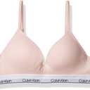 Calvin Klein Girls' Big Seamless Hybrid Bra ((34) 34A, Crystal Pink)