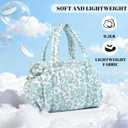 Small Gym Bag for Women, Mini Crossbody Gym Bag with Detachable Strap, Floral Tote Bag with Wet Pocket for Sport Work Fitness Travel