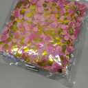 2 Pack Round Baby Gender Reveal Confetti Decorations Pink and Blue Confetti for Baby Shower Gender Reveal Party Decorations 10mm Total 160 Grams