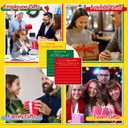 Yinder 24 Pcs Employee Appreciation Sticky Notes Thank You Gifts Bulk Note Pads Gift Mini Pocket Inspirational Notepads for Teacher Coworker Office Supply 3 x 3'' (Appreciation,Xmas)