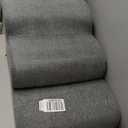 4-Step Dog Stairs and Ramp for Beds or Couches Non-Slip Sturdy Pet Steps for Small Dogs and Cats, 21" H, Grey