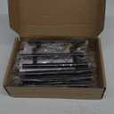 Ravinte 20 Pack 4 inch Hole Center Black Cabinet Pulls Kitchen Cabinet Handles 6-3/8" Overall Length Matte Black Hardware for Kitchen