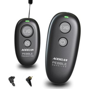 Camera Remote Control Wireless Shutter for Canon EOS RP, R6, ROS RP, Rebel T6, T7, T5, T3, SL2, 5D Mark II, 5d Mark iii, 5d Mark iv, 6D Mark II, 7d Mark ii, 7D Series, 5D Series; for Fujifilm X-T3
