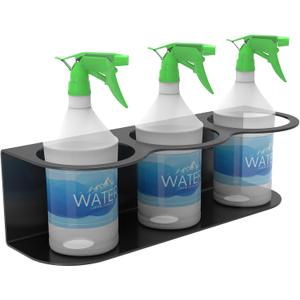 3 Holes All-Purpose Spray Bottle Holder Wall Mount Heavy Duty Spray Can Holder Rack Organizer Storage for Home Garage Workspace