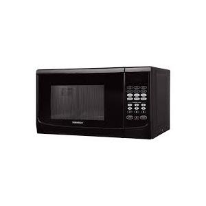 Emerson 0.9 Cu. Ft. Compact Countertop Microwave Oven with Touch Control, LED Display, 900W, 6 Auto Menus with Removable Glass Turntable and Child Safety Lock, MW9255W, White