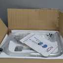 Swivel Shower Chair, 360 Non-Slip Shower Seat with Backrest for Elderly and Disabled, Height Adjustable Rotating Tub Transfer Bench for Seniors Bathroom Inside Shower(White)