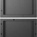 Shower Niche SMC Material 40(20+14+6) X16in Niche for Shower Wall Shower Niches Ready for Tile Shower Niche Shelf Black
