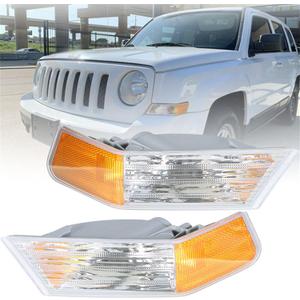 GXYWADY 2 Pcs Turn Signal Lights Kit Replacement for Patriot 2007-2014 1 Pair Front Left + Right