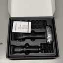 Cordless Hair Clippers for Men Beard Trimmers Kit with LED Display Electric Beard Haircut Rechargeable Grooming Shaver Kit Gift for Men Women Barber Kids (Black)