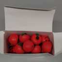 Jerify 30 Pcs Fruit Stress Ball Toys Red Fruit Smile Stress Balls Soft Foam Party Favors Bulk for Teens Adults Finger Exercise School Carnival Reward Gifts Party Favor Supplies(Red)