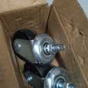 Floor Jack Casters for 3 Ton Floor Jack, Cast Iron Caster Wheels, Floor Jack Replacement Parts Fit for ATD, Cornwell, Mac Tools, Matco, Mountain, Napa, Sunex & More, Pack of 2(12mm Stem)
