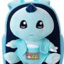 FunGuys Kawaii Dinosaur Backpack for kids 3-5, Toddler backpack for boys girls, Kids' backpacks, Preschool backpack for kids 5-7, Kindergarten, Toddler Bookbag, Dino Bag for boys 4-6, Pre K Bag