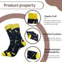 Christmas Gingerbread Man Socks 3 Pairs - Funny Holiday Crew Socks with Santa Hat & Snowflake, Festive Xmas Stocking Stuffers Secret Santa Gifts for Men Women