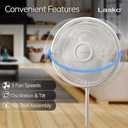 Lasko 2520 Oscillating Stand Fan,White 16 Inch