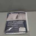 Niagara 2 Pack Waterproof Pillow Protectors King 20x36 Inches Smooth Zipper Premium Encasement Covers Quiet Cases Set White