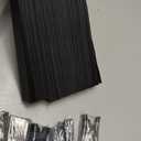 Redi Shade No Tools Original Blackout Pleated Paper Shade Black, 36" W x 72" L, 6 Pack