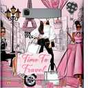 Travel Luggage Cover Suitcase Protector Storage Fits 18-21 Inch Luggage Flower Patterned Travel with Pocket Elastic Anti-scratch Suitcase Cover S (Girl-5)