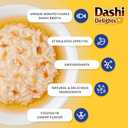 INABA Dashi Delights for Cats, Shredded Chicken with Bonito Flake Broth, 2.5 Ounce Cup, 12 Cups Total, Seafood Variety