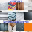 Doubel Sided Fabric Nano Tape Heavy Duty, No Residue Clear Double Sided Mounting Tape,Two Sided Adhensive Tape for Walls,Posters,Dorm Room Essentials Teacher Must Haves (9.84 ft)