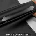 THE GYM PEOPLE Women's Joggers Pants Lightweight Athletic Leggings Tapered Lounge Pants for Workout, Yoga, Running (Black, L)