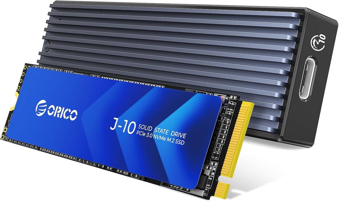 ORICO DIY 1TB Portable SSD External, Up to 1000MB/s External Solid State Drive Hard Drive, Compatible with USB3.2/3.1/3.0 Type-C, for Business Users/Students/Entertainment Enthusiasts