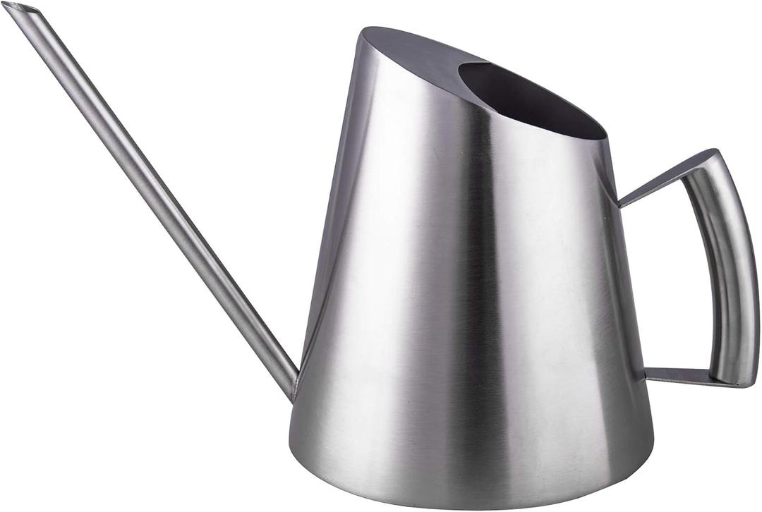 IMEEA Indoor Watering Can Stainless Steel Watering Can for Indoor Plants with Long Spout, 50oz/1.5L