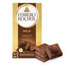 4 x Ferrero Rocher Milk Chocolate Hazelnut Bar, with Cocoa Filling , Valentine's Day Chocolate Gift, 3.1oz (EXP 05/17/26)