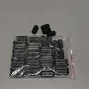 20Pcs Clip-on Ferrite Ring Core Ferrite Bead RFI EMI Noise Suppressor Cable Clip for 3mm/ 5mm/ 7mm/ 9mm/ 13mm Diameter Cable, Black