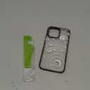 MOSNOVO Case for iPhone 15, [Buffertech 6.6ft Military-Grade Drop Protection] [Anti Peel Off Tech] Clear TPU Bumper Phone Case Cover Design - Constellation