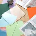 Threlaco 4 Packs Large Gel Printing Plates, 9'' x 12'' Reusable Gel Printing Plate, Printmaking Supplies Art for Card Making, Scrapbooking, Printmaking, Paper Crafts, Monoprinting at Home