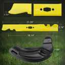 HQPASFY 19A30046100 Mulching Kit Compatible with 42" Deck CubCadet XT1-LT42 XT1-LT42B XT1-LT42E ZT1-42 ZT1-42E Zero Turn Mower Replaces 19A30046066, 19A30046791, 19A30046GFP, 19A30046OEM