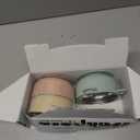 Bakpoco Toddler Bowls with suction & Utensils Set, 2-in-1 Stainless Steel 304 Kids Feeding Bowl & Silicone Suction Baby Bowl with Spoons and Forks, First Self-feeding Training Set, Organic Bloom