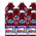 Ocean Spray Cran-Grape Juice - 64floz (1.89l) x 8 CASE, Best By 10 NOV 2025 