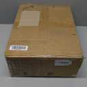 TV Stand with LED Lights, Entertainment Center with Open Shelves and Fabric Drawer, Media Console for 55 Inch TV, Television Stands for Living Room, Bedroom, Black (46.1 Inches)